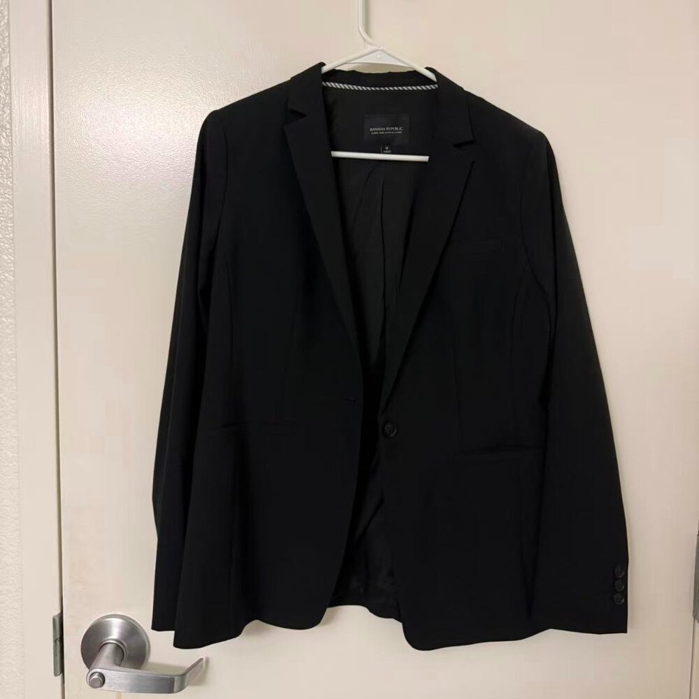 Banana Republic Hyden Black Blazer (size 8)
